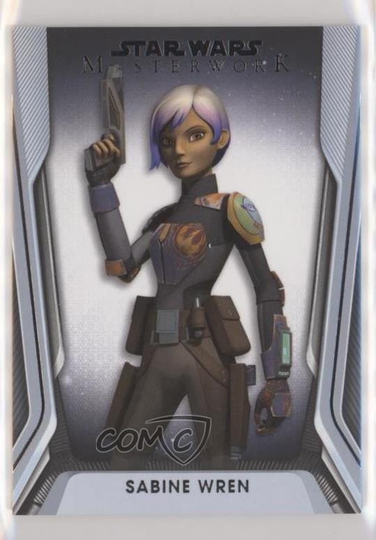 2021 Topps Star Wars capolavoro Sabine Wren #86 0pt1