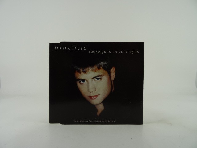 JOHN ALFORD SMOKE GETS IN YOUR EYES (C87) 3 Track Promo CD Single including Pict