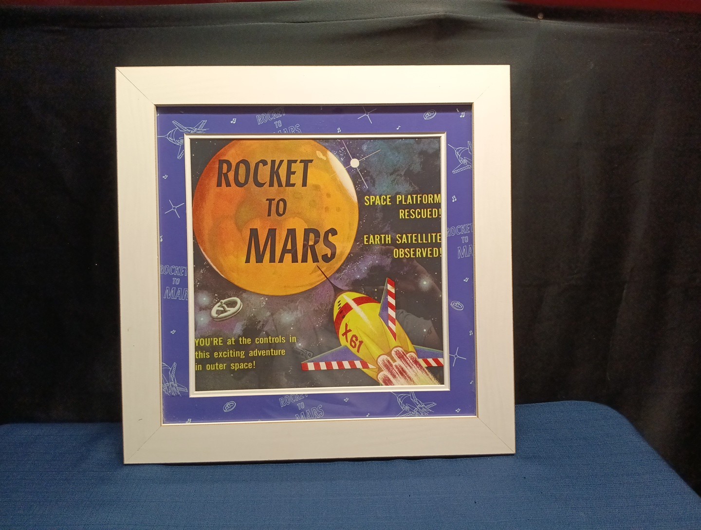 New "ROCKET TO MARS" Picture 45 vinyl record 7" Golden Records Space Vintage 