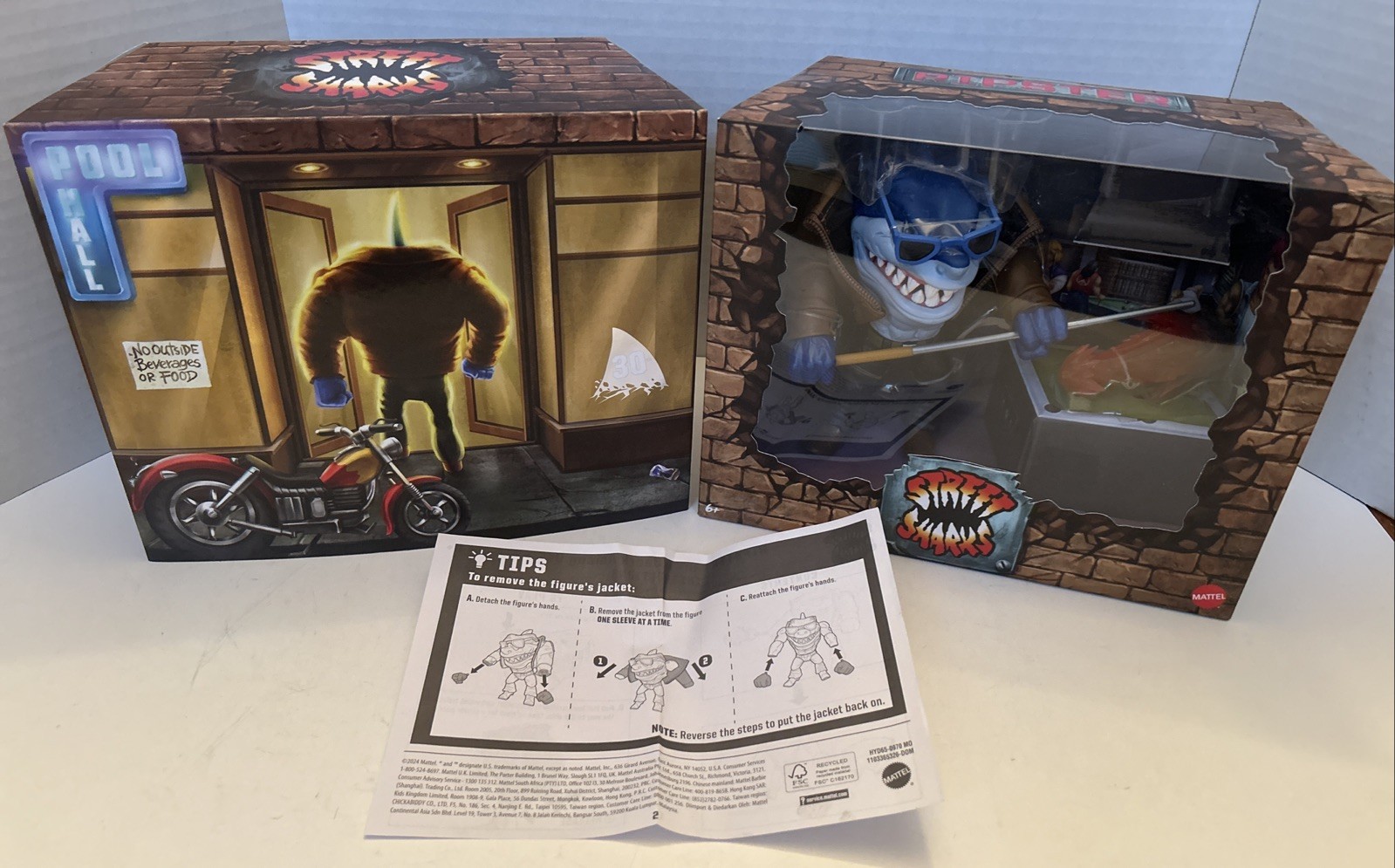 Nuova Figurina STREET SHARKS 2024 SDCC 30° Anniversario Ripster "A Shark Among Us"