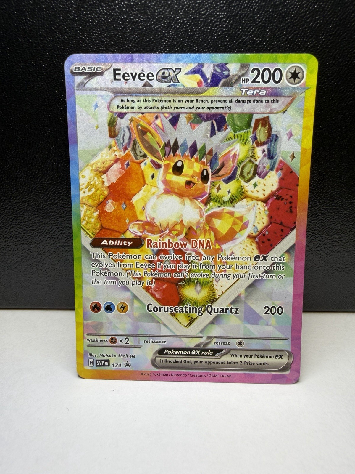 The Pokémon Company Eevee ex 174 SVP Promo Holo ENG 2025 200HP