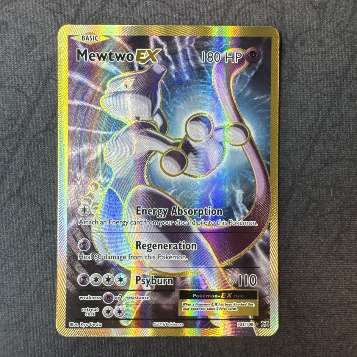 Mewtwo EX (Full Art) 103/108 Evoluzioni Holo Pokemon