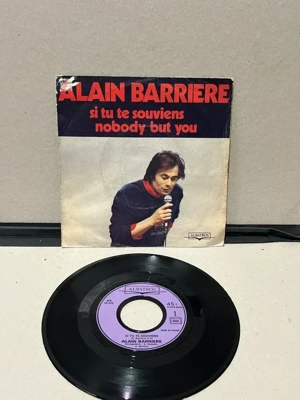 Alain Barrierre disque vinyles 45 tours