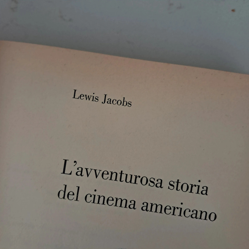 Jacobs L'avventura storia del cinema americano