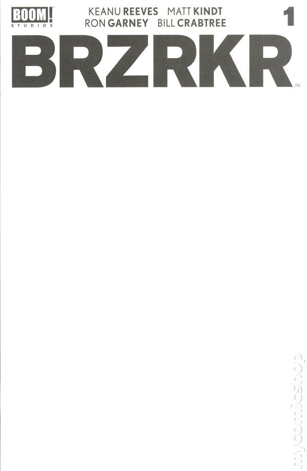 Brzrkr 1E variante vuota quasi nuovo 9.4 2021 immagine stock