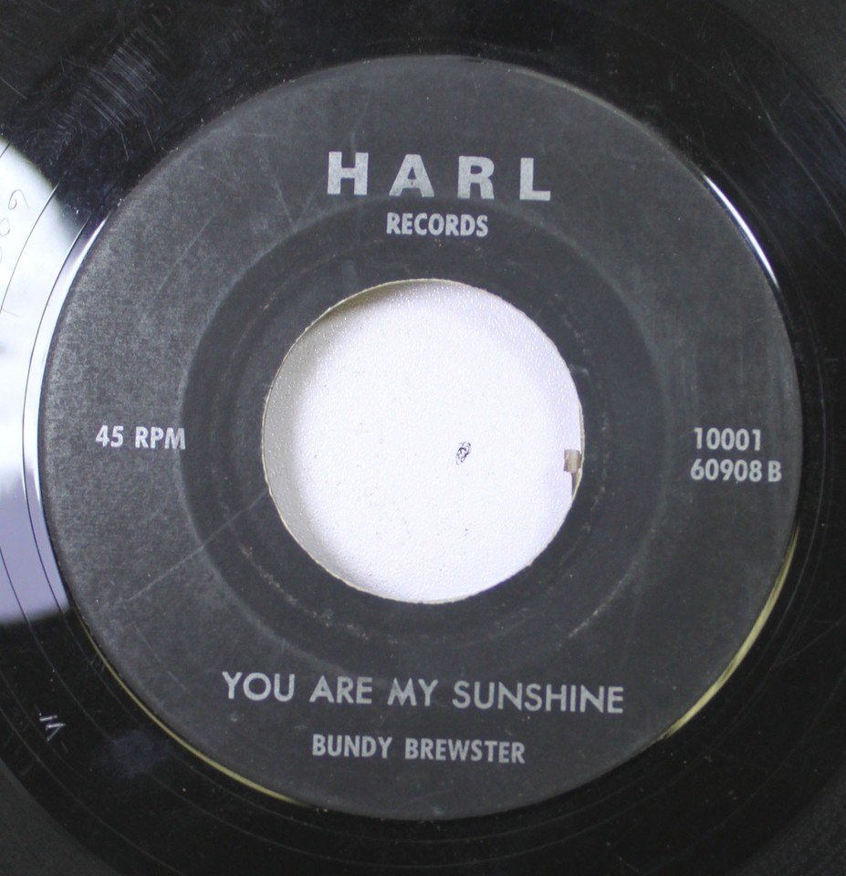 Bundy Brewster Hear! Hillbilly Memphis 45" Singolo in Vinile 7" 45 RPM