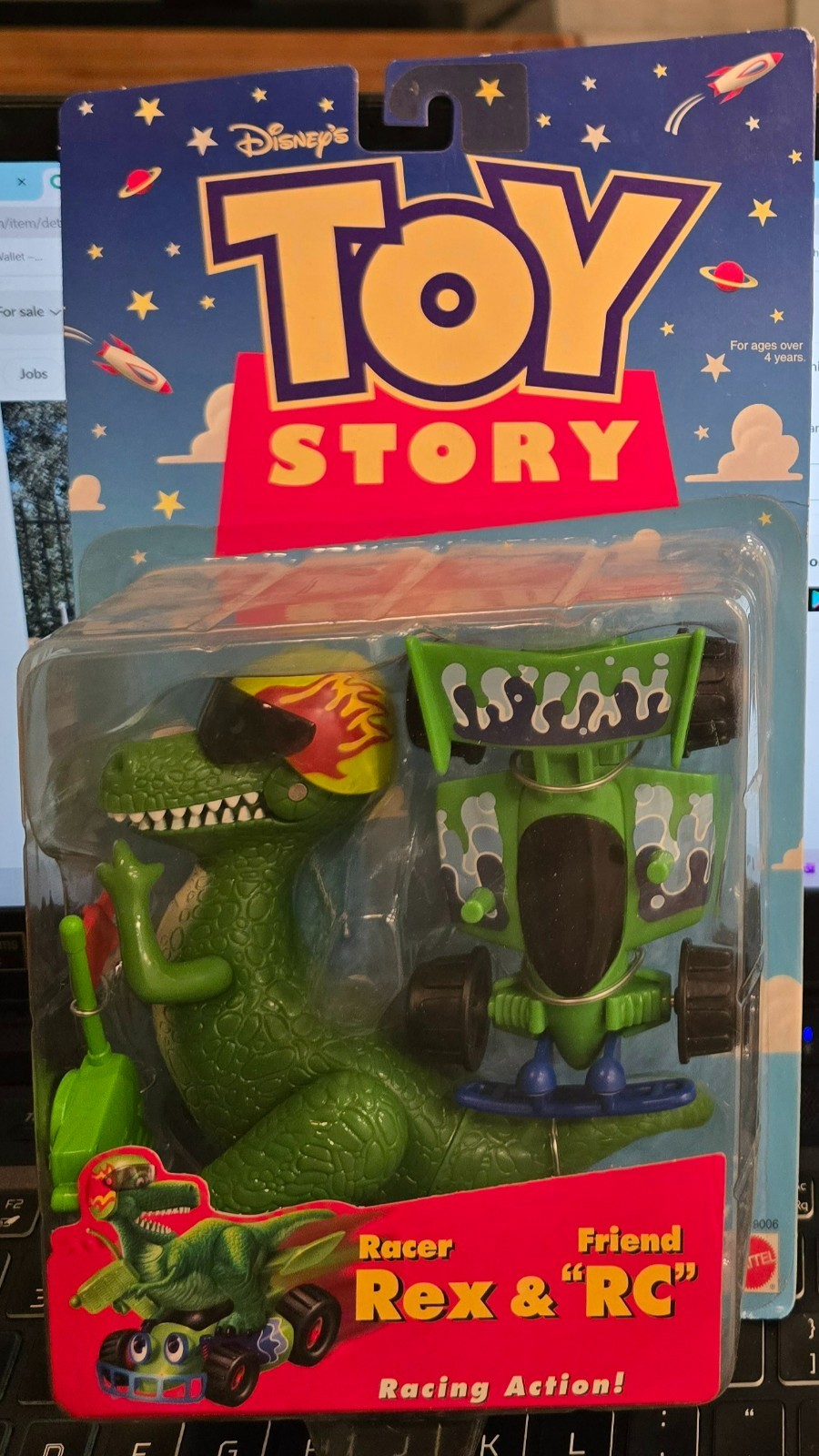 1998 - Toy Story - Racer Rex & Friend "RC" - Disney - #19006 - Mattel - MIB