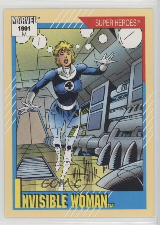 1991 Impel Marvel Universe Serie II Supereroi Donna Invisibile #41 1md