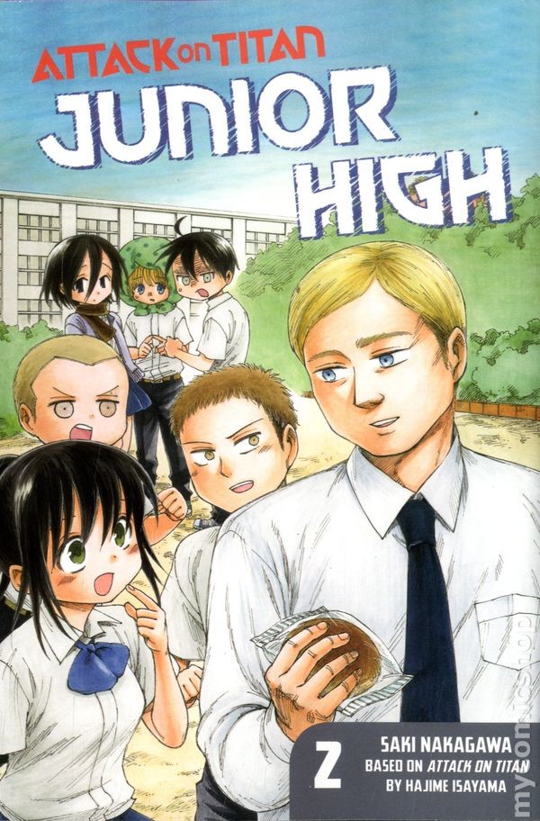 Attack on Titan Junior High GN 2-1ST VG 2014 immagine stock basso grado
