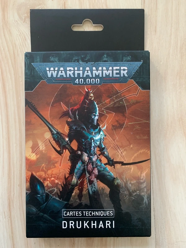 Cartes techniques Drukhari FR