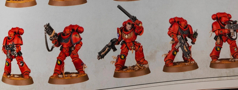 5 intercesores armageddon marines espaciales warhammer 40k