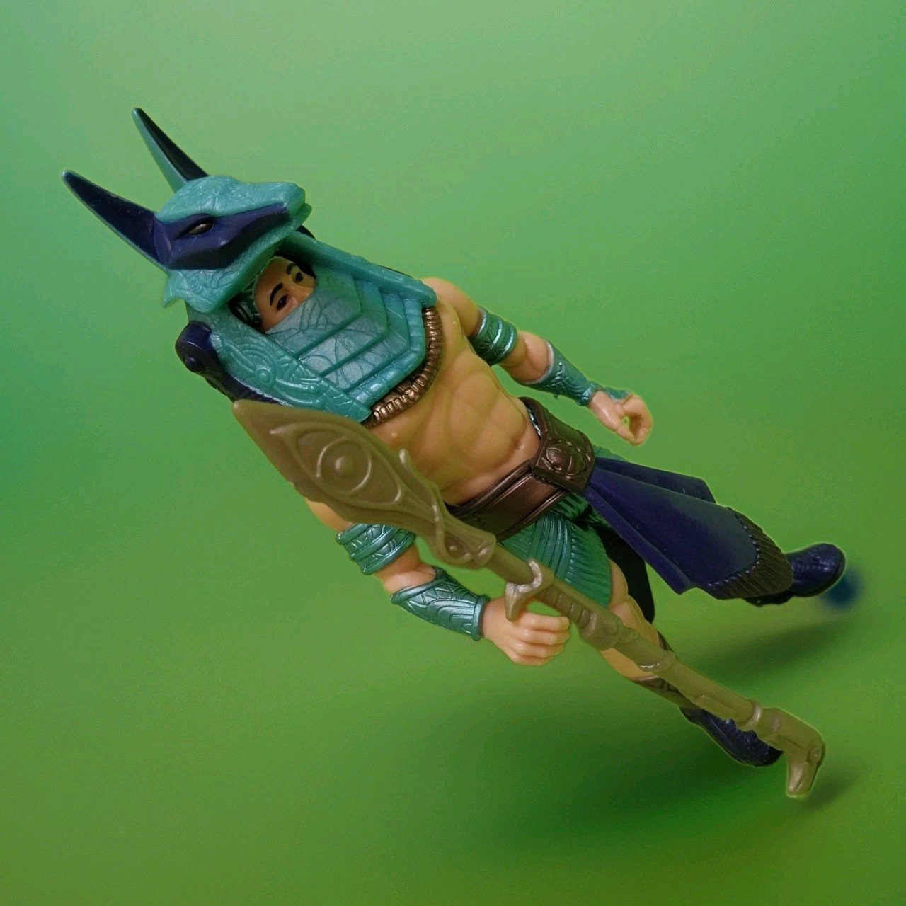 Hasbro Stargate Anubis 1994 Modellino Guardia Capo incompleto