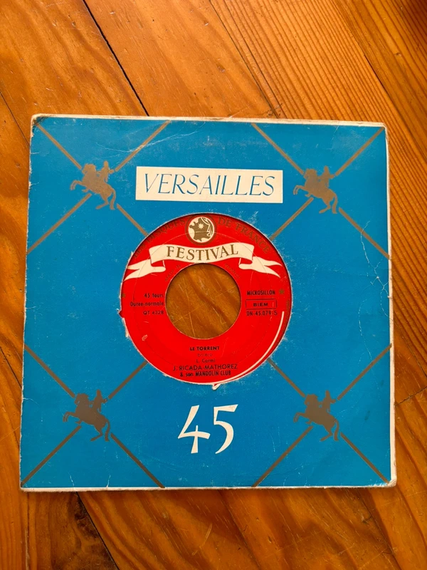 Vinyl 45 tours Versailles Festival