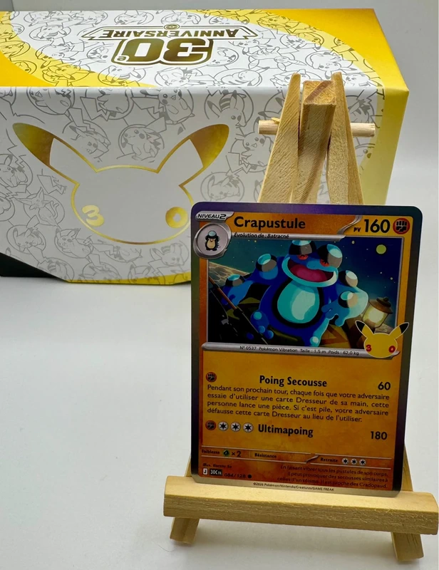 Carte Pokémon 30 ans Crapustule