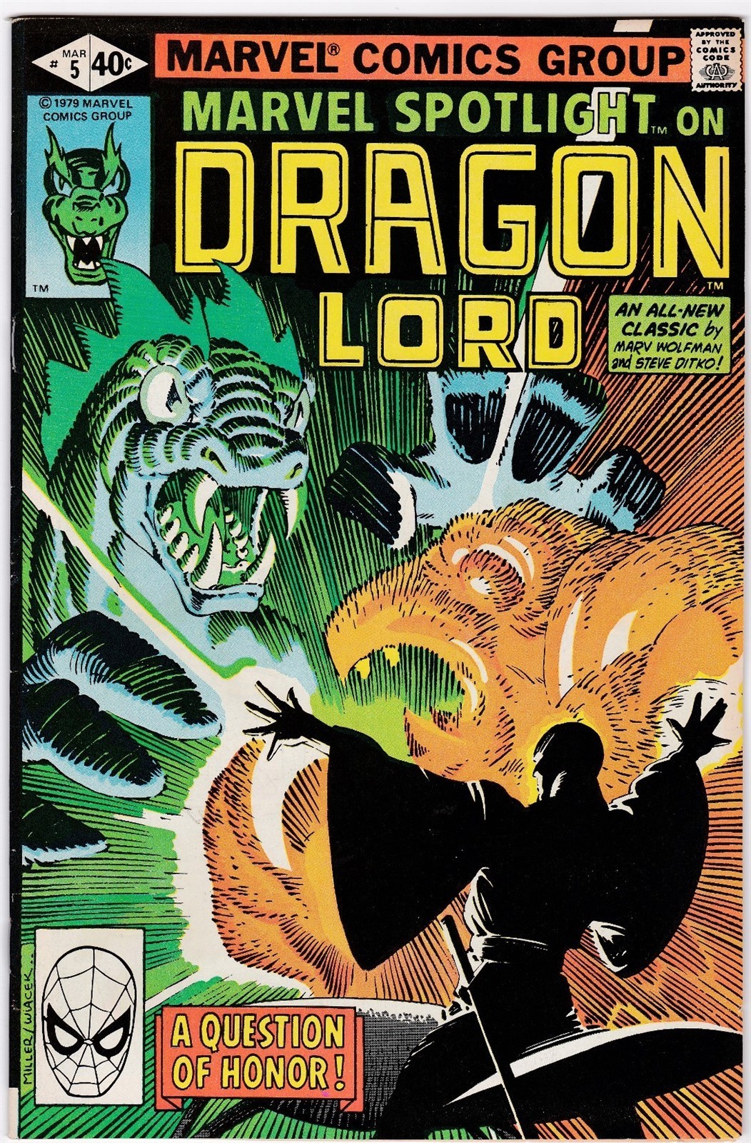 MARVEL SPOTLIGHT (DRAGON LORD) V.2 #5 MARCH 1980! NM!! MARVEL CLASSIC!!