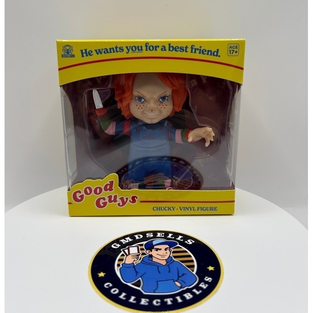 CultureFly Chucky 4,7" Figure Good Guys Gioco Bambini Horror Da Collezione Nuovo