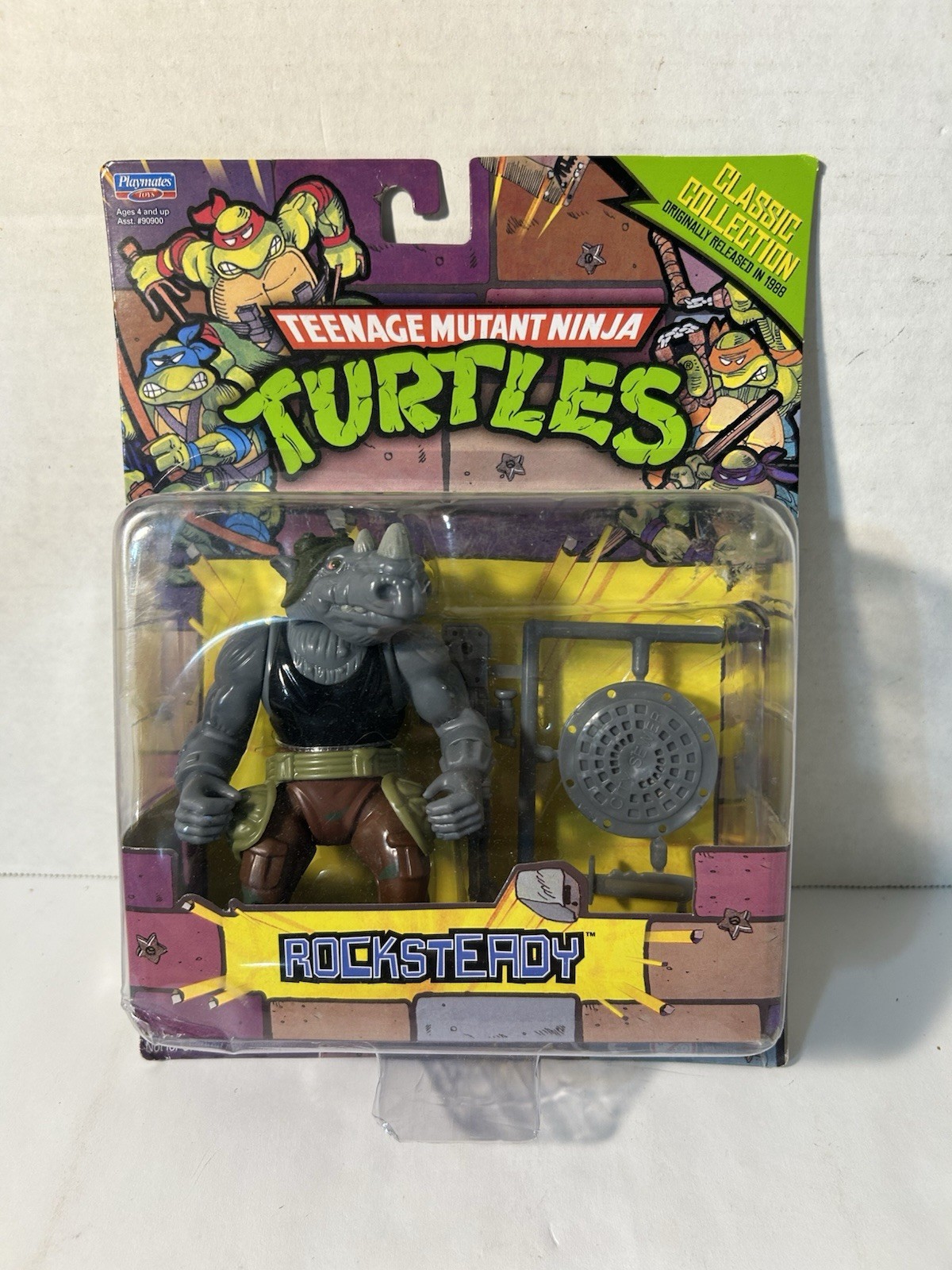 2015 Playmates TMNT Teenage Mutant Ninja Turtles Collezione Classica - Rocksteady