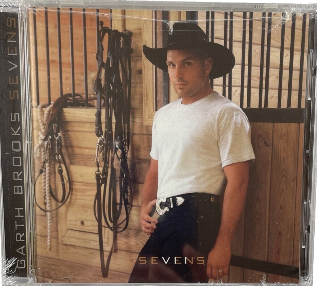 Sevens Garth Brooks CD Longneck Bottle 2 Pina Coladas Cowboy Cadillac NEW Sealed