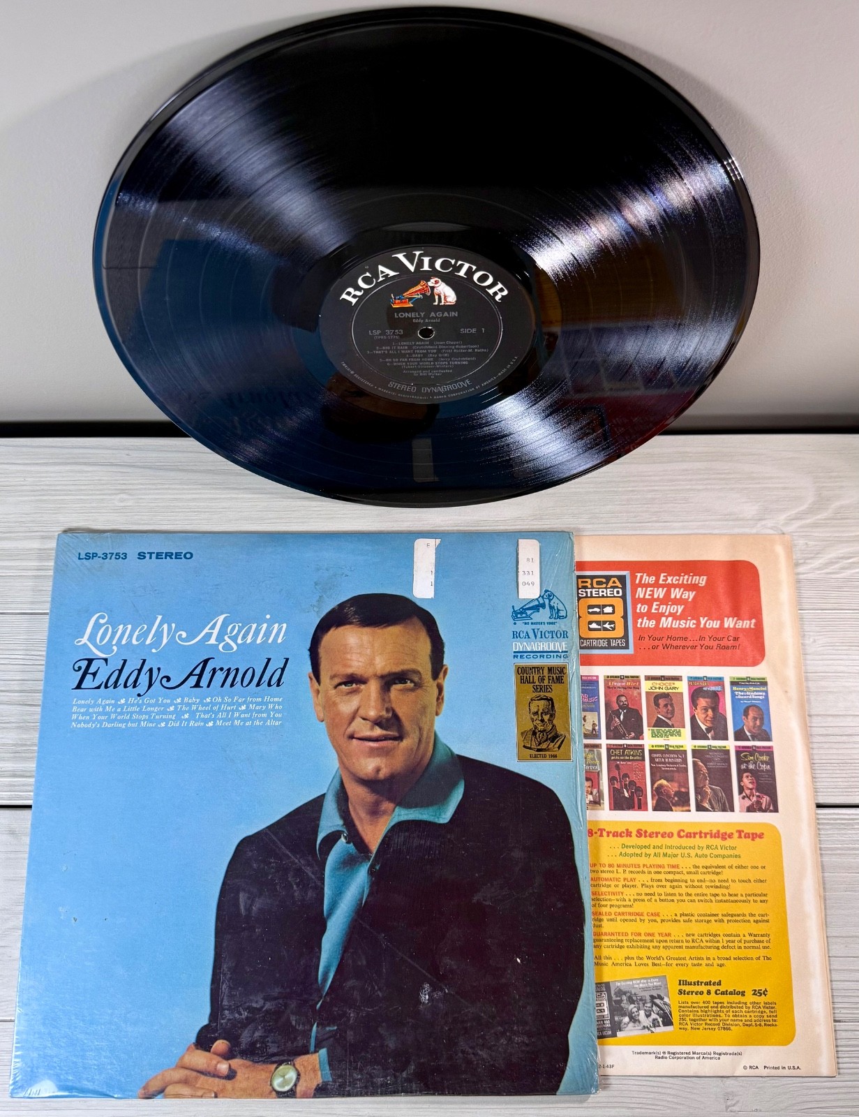 Eddy Arnold - Lonely Again 1967 Vinyl LP RCA Victor LSP3753