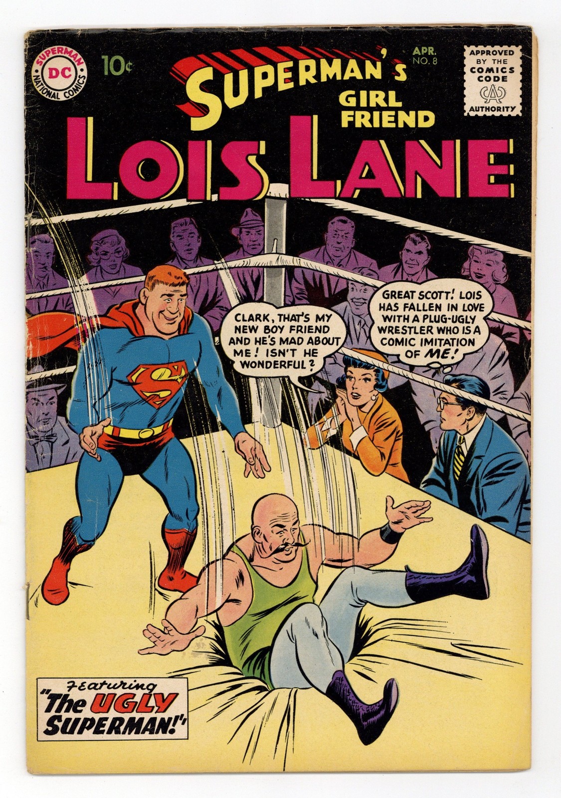 Superman's Girlfriend Lois Lane #8 VG- 3.5 1959
