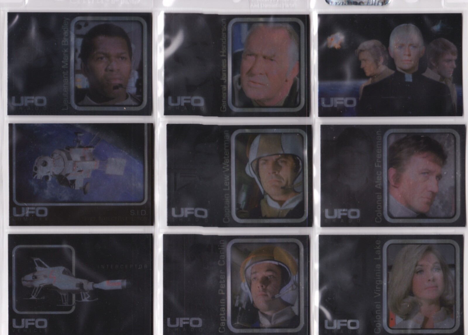 UFO - 50 FOIL PARALLEL CARDS - CARDS INC. -  GERRY ANDERSON - U F O 2004