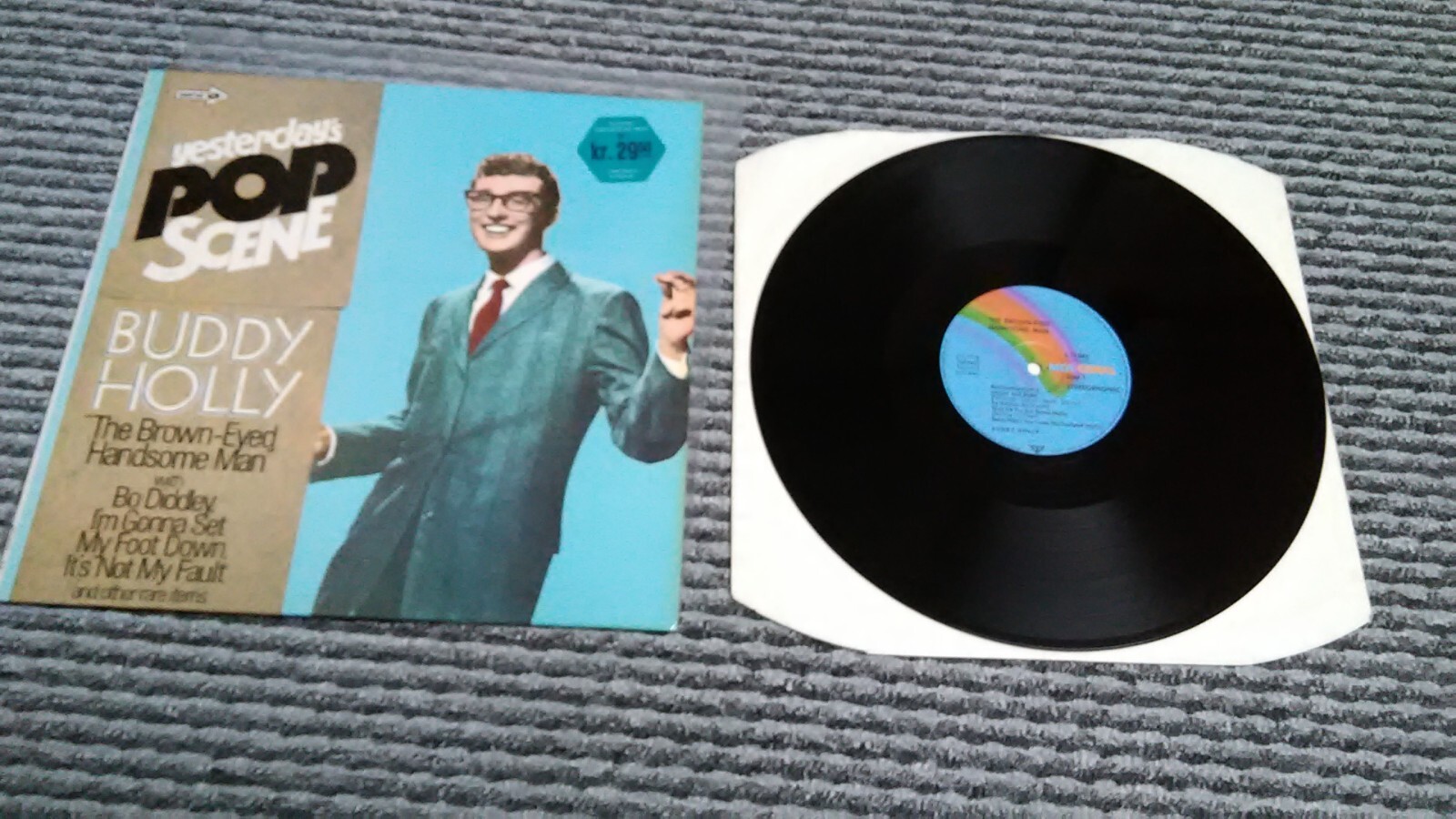 Buddy Holly Vinyl Records LP The Brown Eyed Handsome Man Coral MCA W.Germany