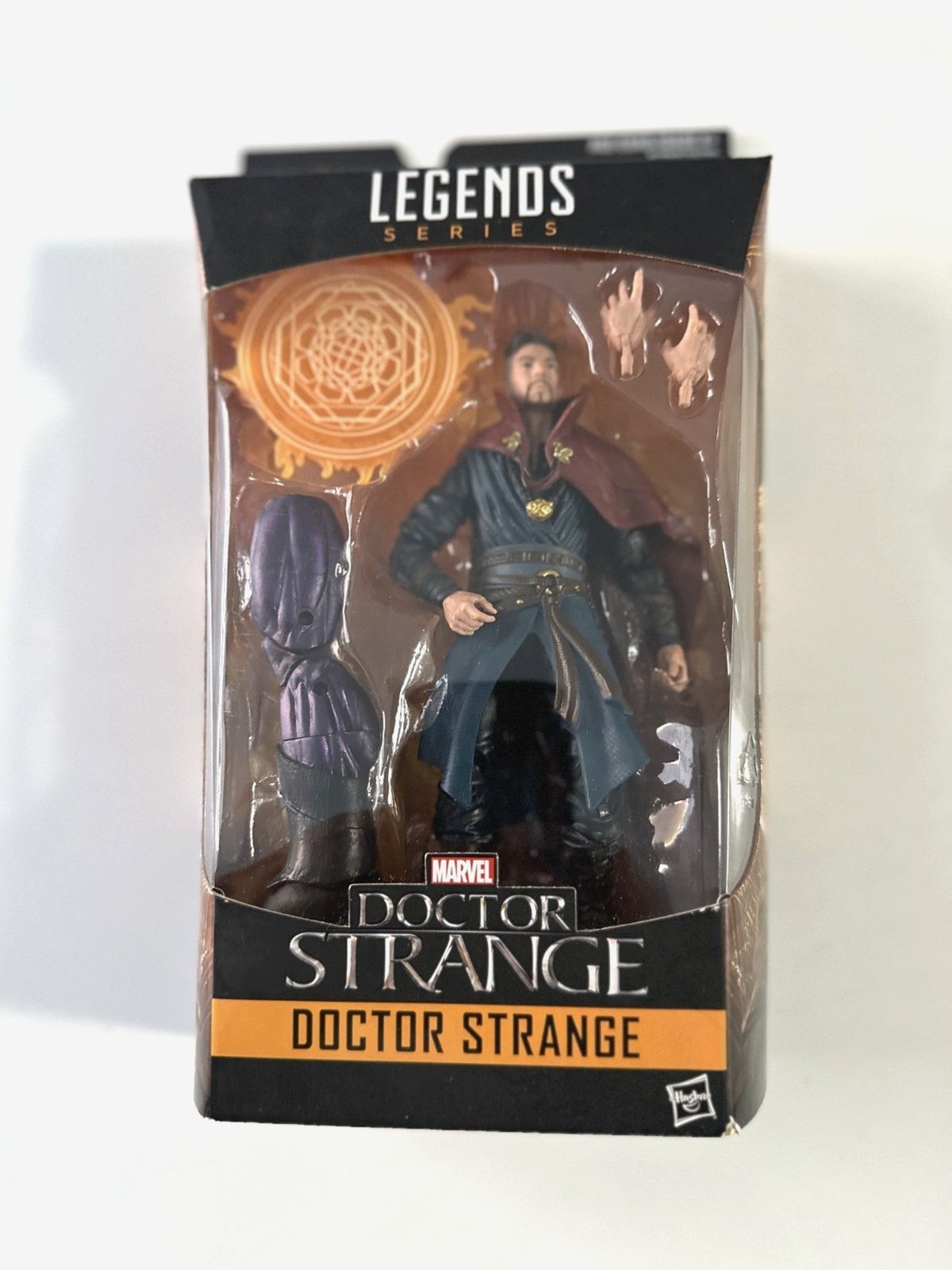 Hasbro Marvel Legends Series, Doctor Strange 6" pollici Figurina BAF Dormammu 2016 NUOVA
