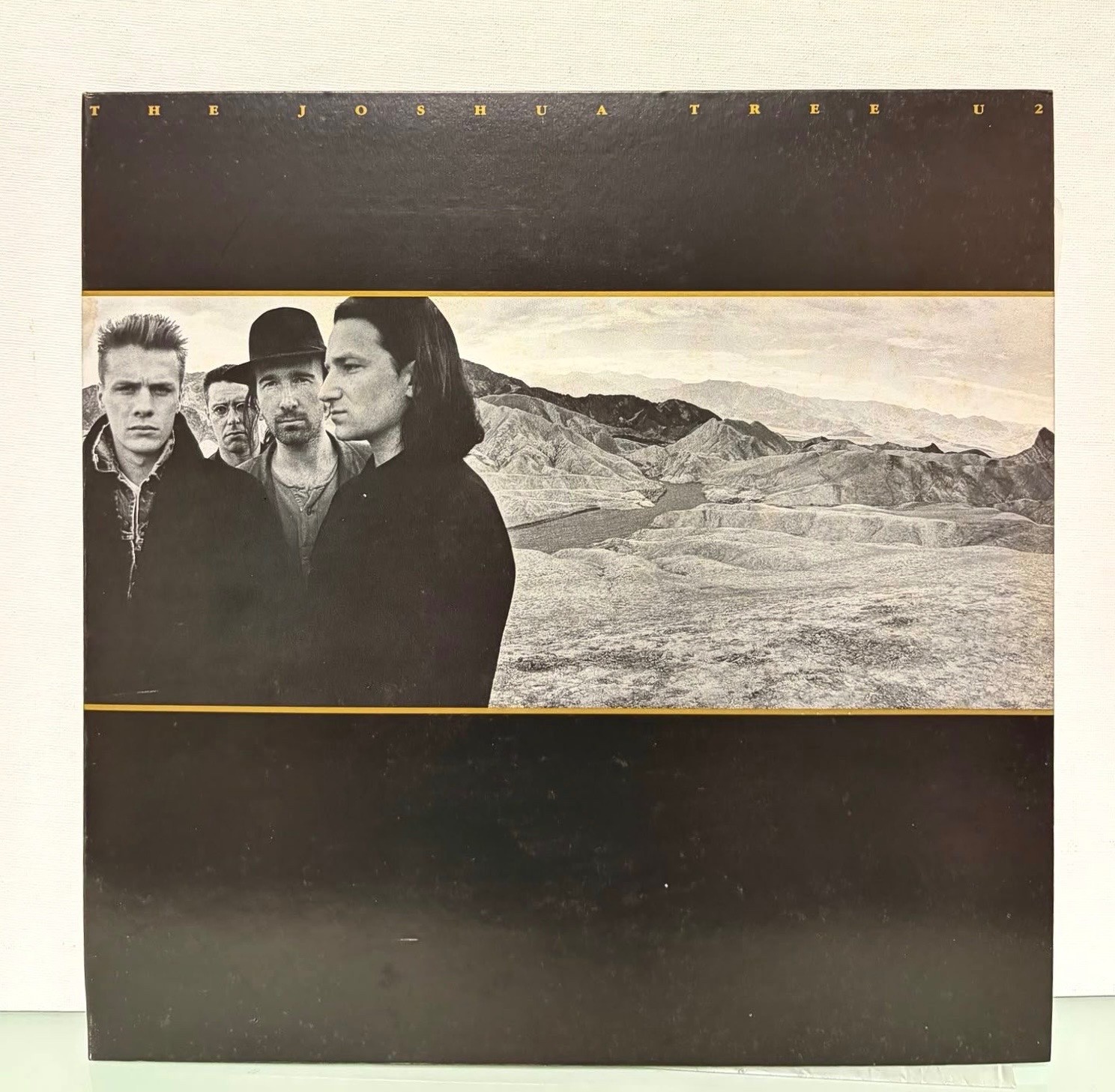 RARE Hong Kong 1987 UK COLONY Blue Label U2 The Joshua Tree LP VINYL Black Inner