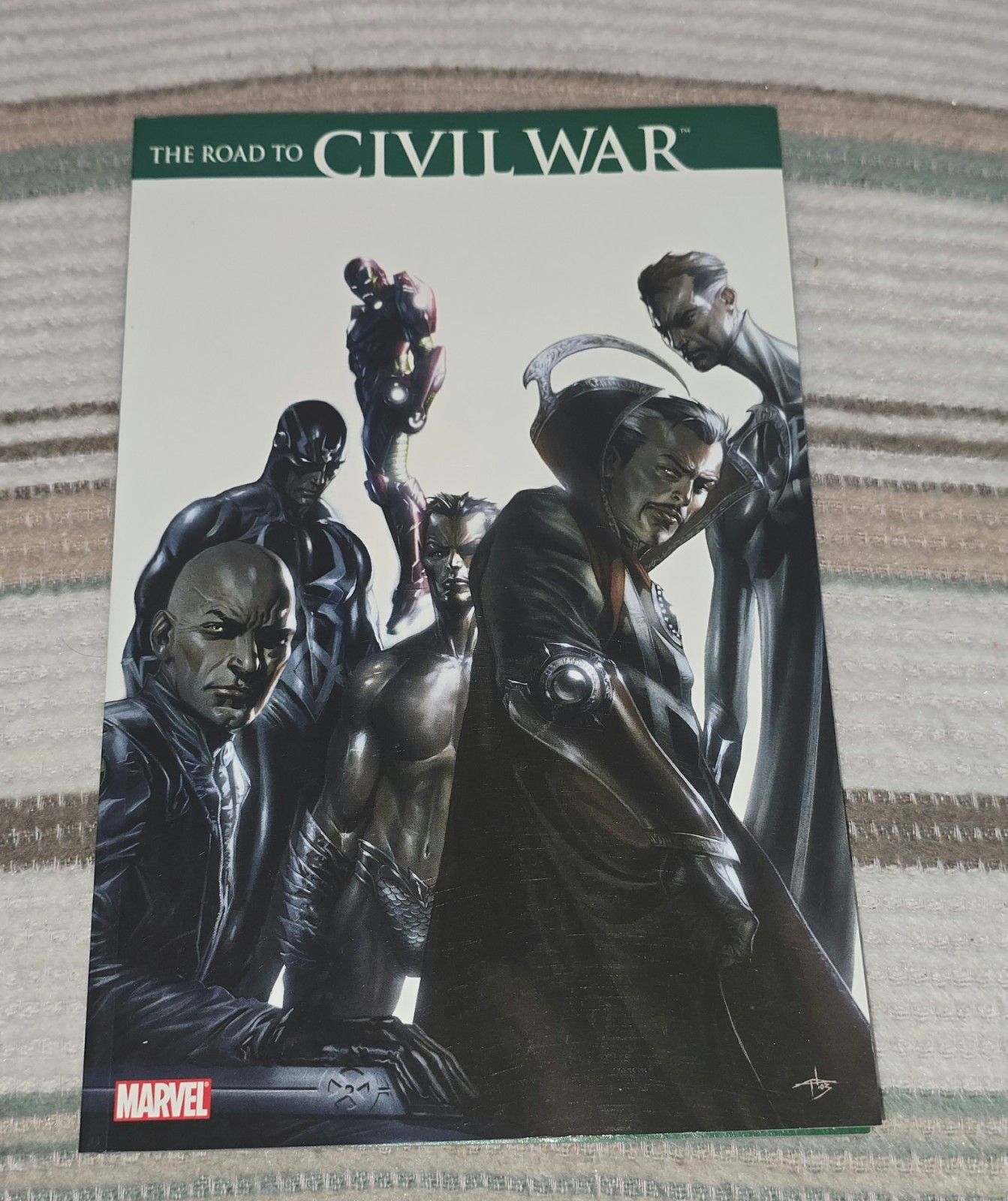 The Road To Civil War 1st Print TPB Graphic Novel Bendis Maleev Garney Marvel 