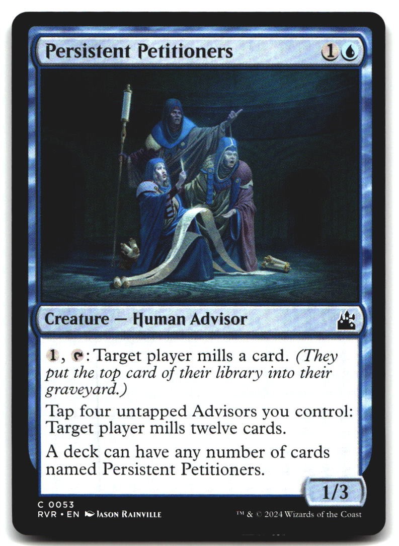 Persistent Petitioners 53 Ravnica Remastered C quasi nuovo Magic: The Gathering