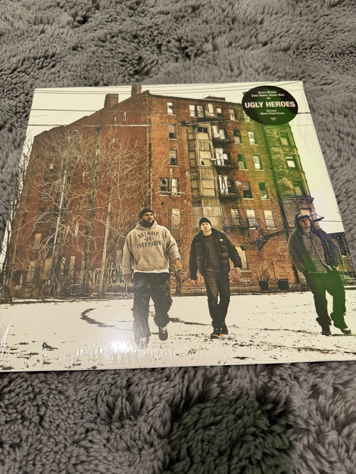 Ugly Heroes Apollo Brown Winter Storm Marbled Vinyl LP NM Hip Hop