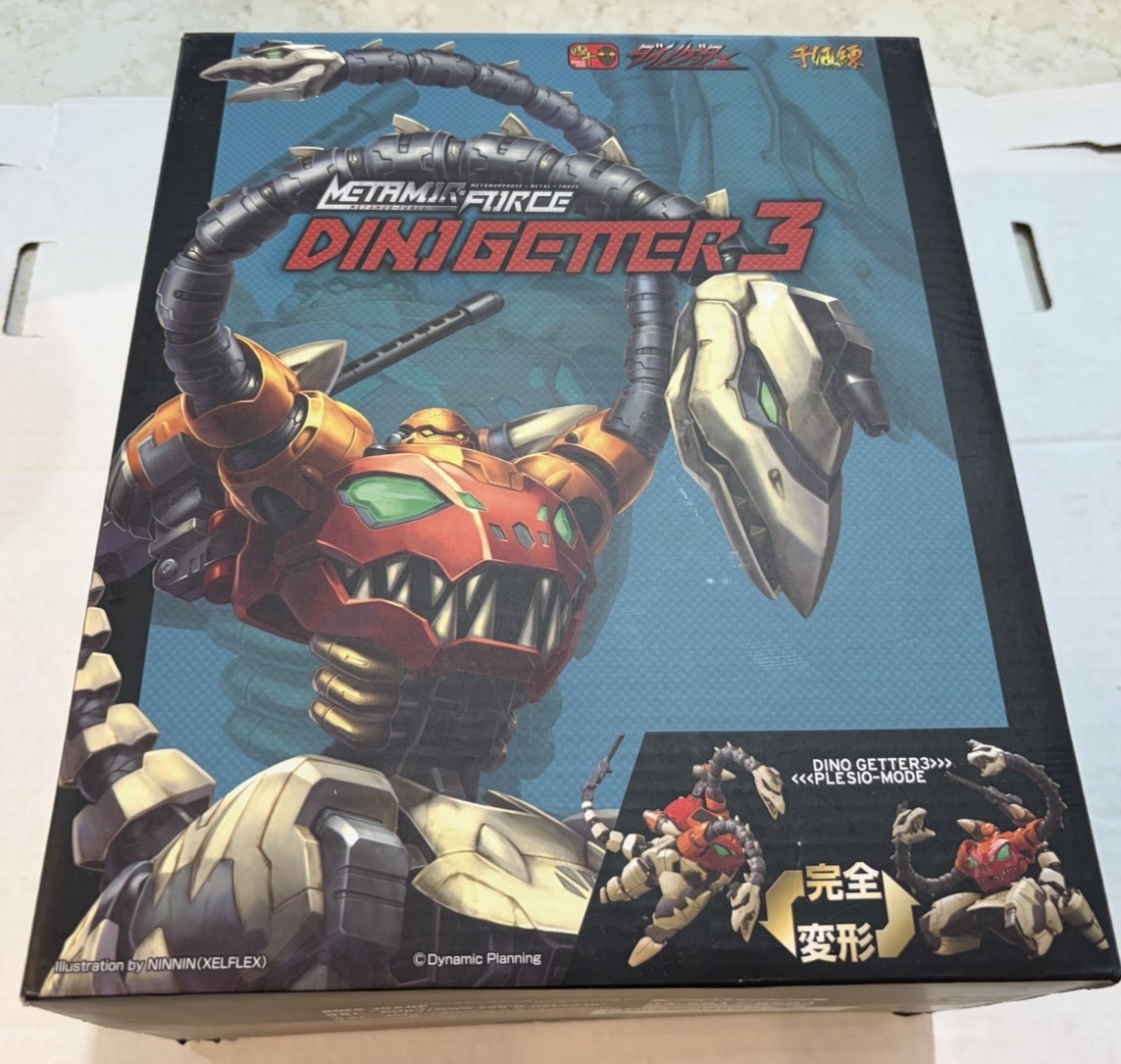 Metamor-Force DinoGetter 3 Figure With Coupon