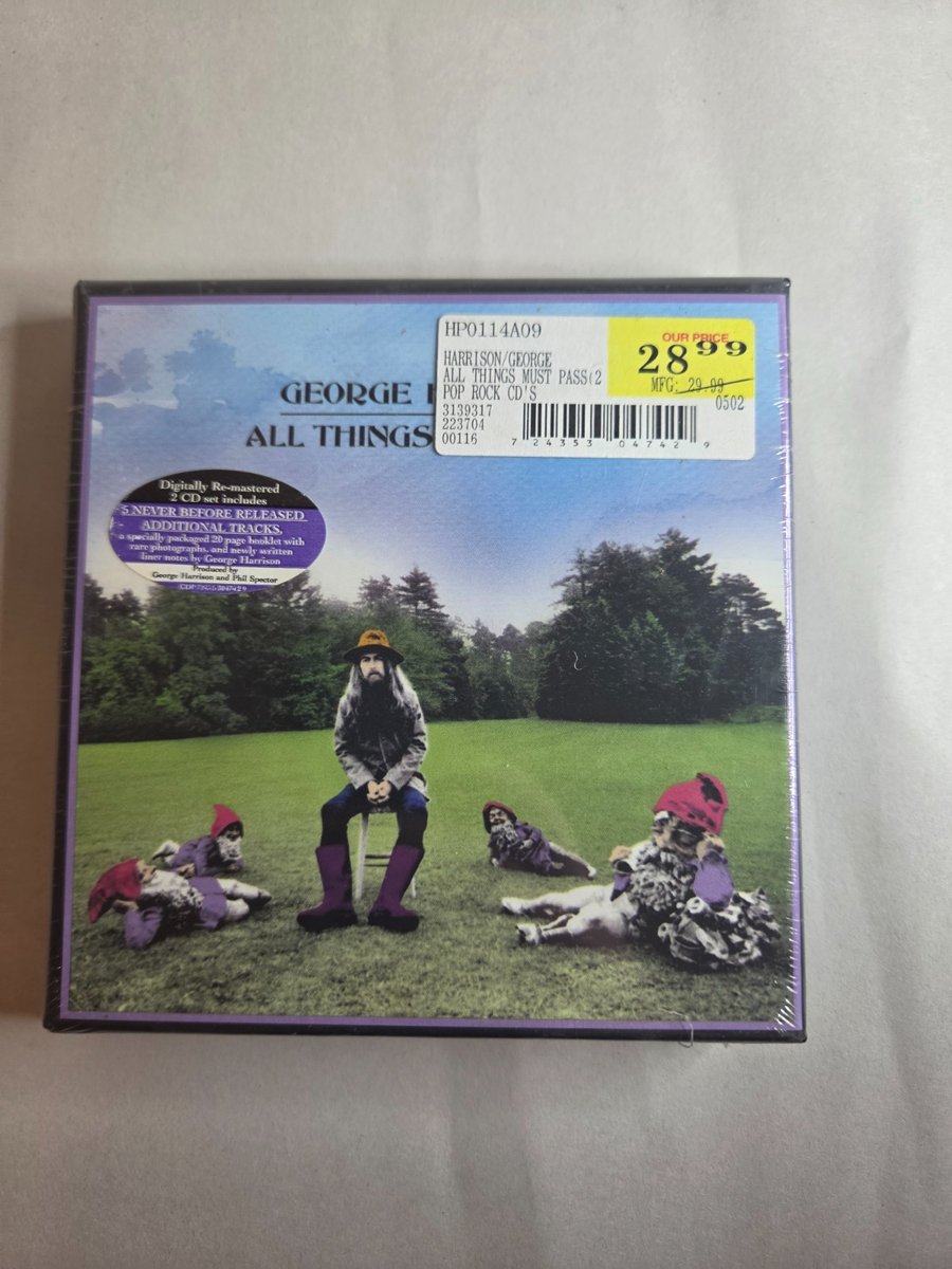 George Harrison: All Things Must Pass 2-CD Set (2001) BRAND NEW SEALED