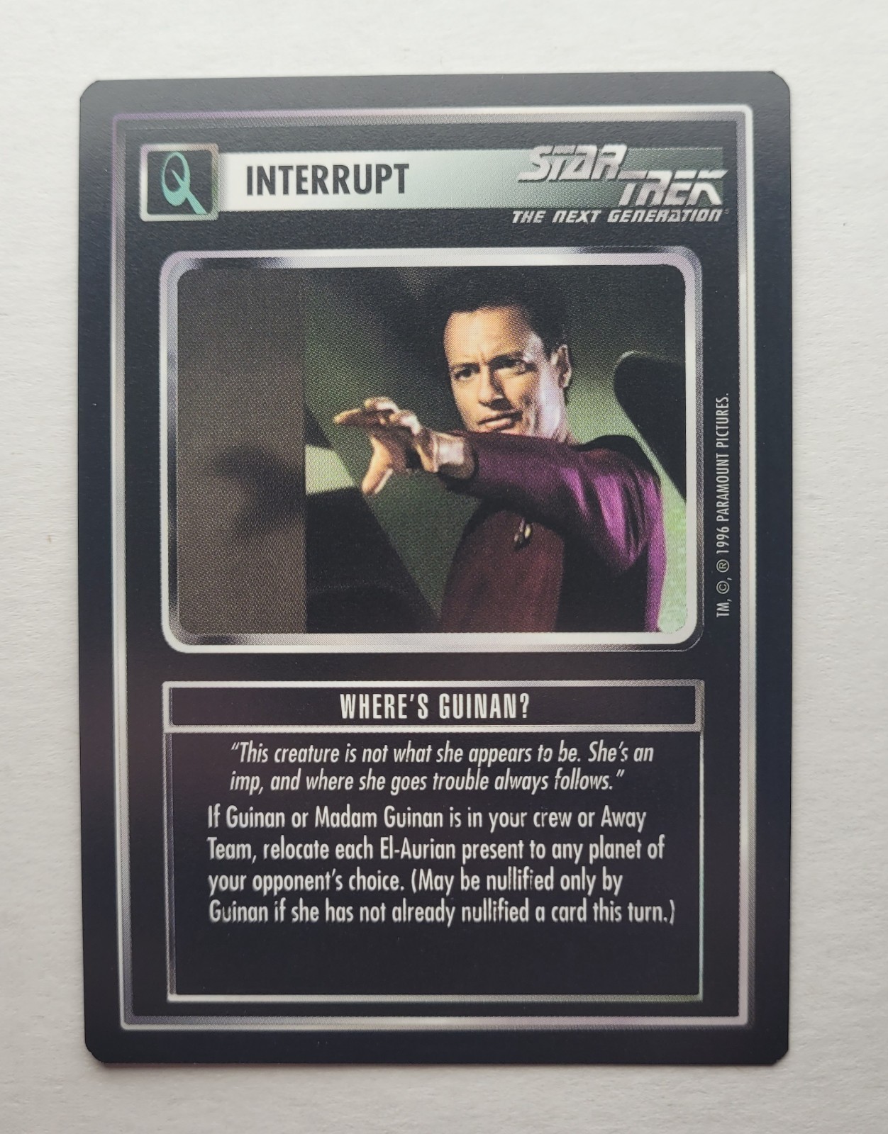 Star Trek CCG: DOV'È GUINAN + BONUS | Non Comune | RISPARMIA FINO AL 25% | 1E Q Cont