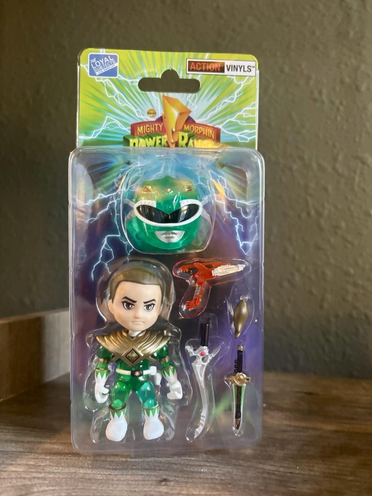 Loyal Subjects Mighty Morphin Power Rangers Green Ranger Crystal Armor SDCC MMPR