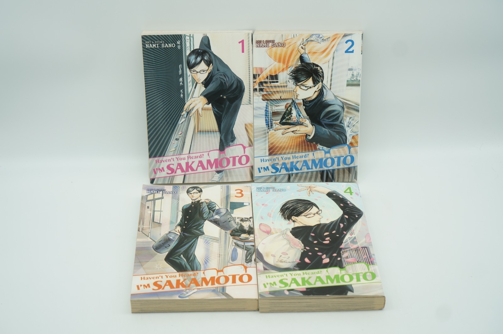 Sette mari non hai sentito? I'm Sakamoto Manga Vols 1 2 3 4 Completo Inglese