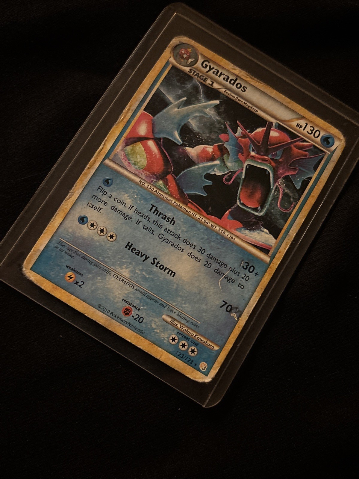 Shiny Gyarados (rosso) 123/123 Heartgold & Soulsilver Holo 2010 RARO