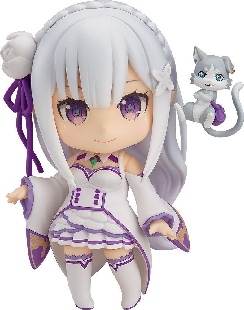 Nendoroid ReZero Emilia Modellino PVC in ABS non scala GoodSmile Anime Giappone
