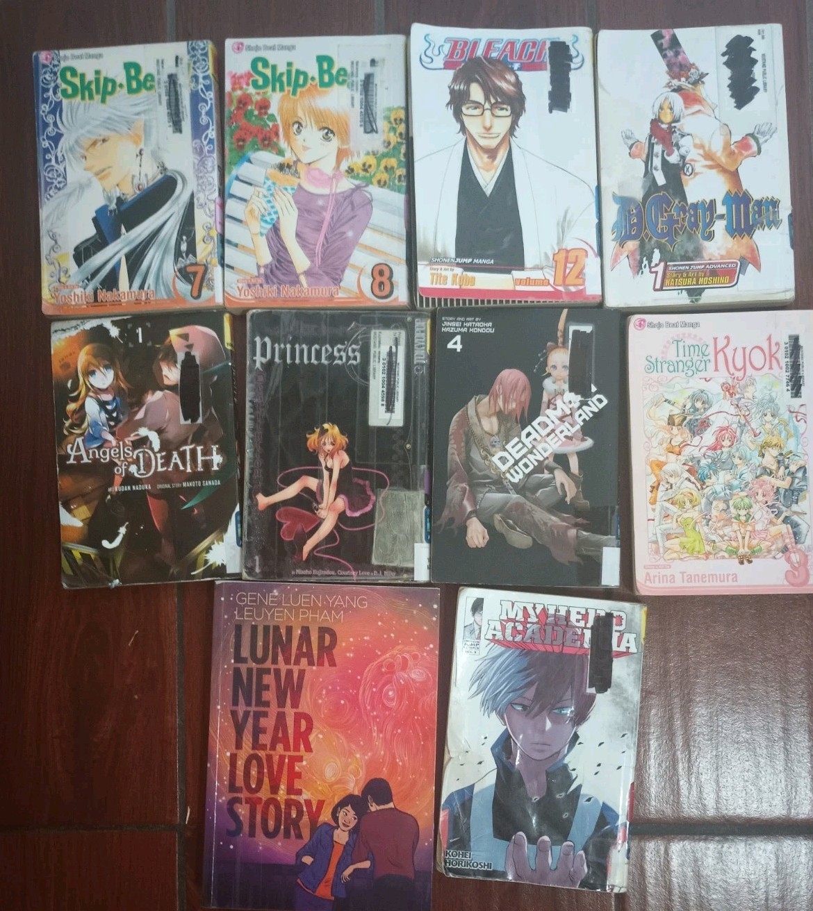 Lotto 10 graphic novel manga anime per ragazze/donne (ex biblioteca)