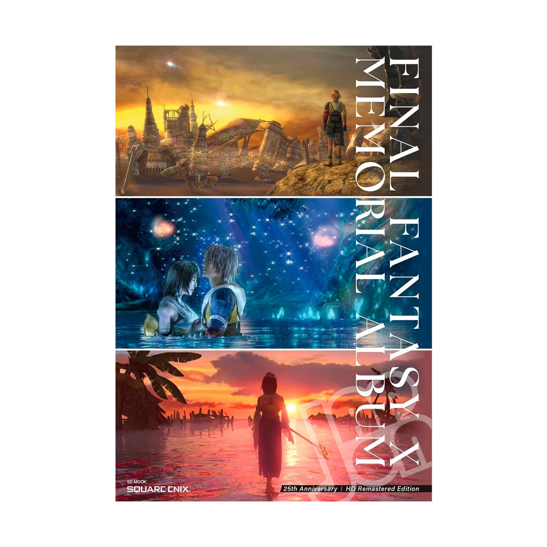Final Fantasy X Memorial Album 25th Anniversary Japanese Artbook - New