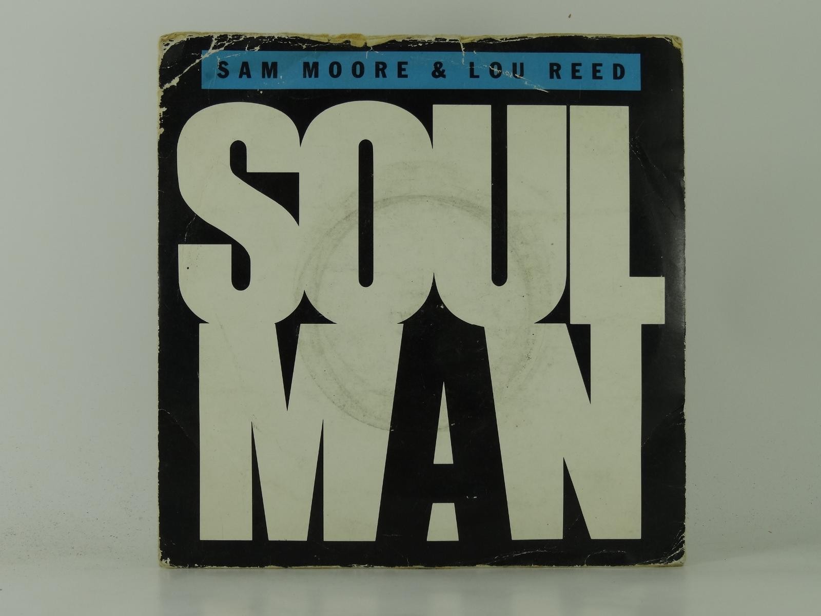 SAM MOORE AND LOU REED SOUL MAN (41) 2 Track 7" Single plus Picture Sleeve A&M R