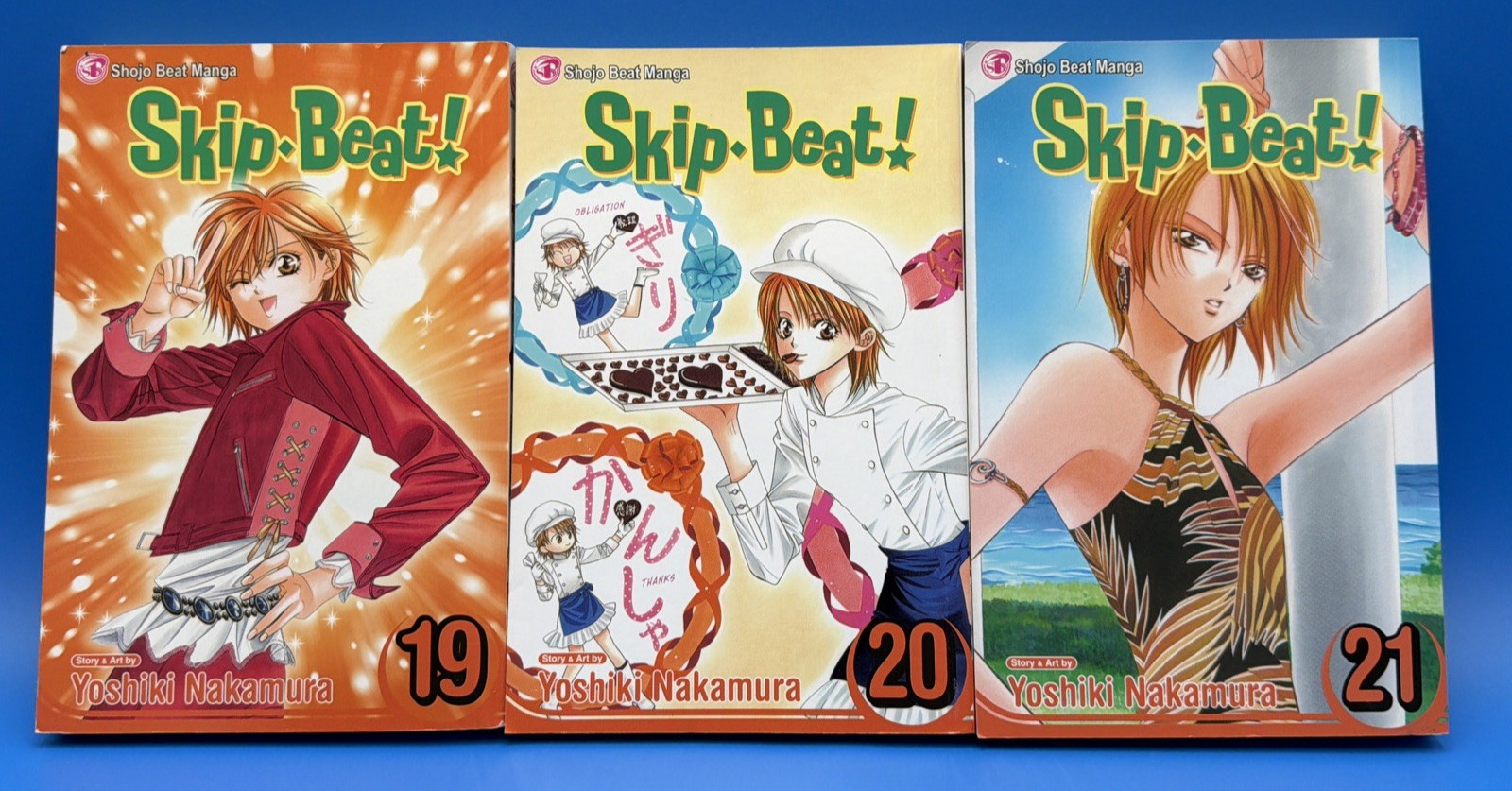 Skip Beat! Lotto Manga Vol 19 20 21 Shojo Beat Yoshiki Nakamura Inglese Fuori Produzione