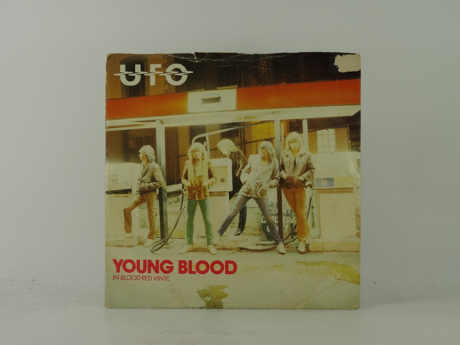 UFO YOUNG BLOOD (5) 2 Track 7" Single plus Picture Sleeve CHRYSALIS RECORDS