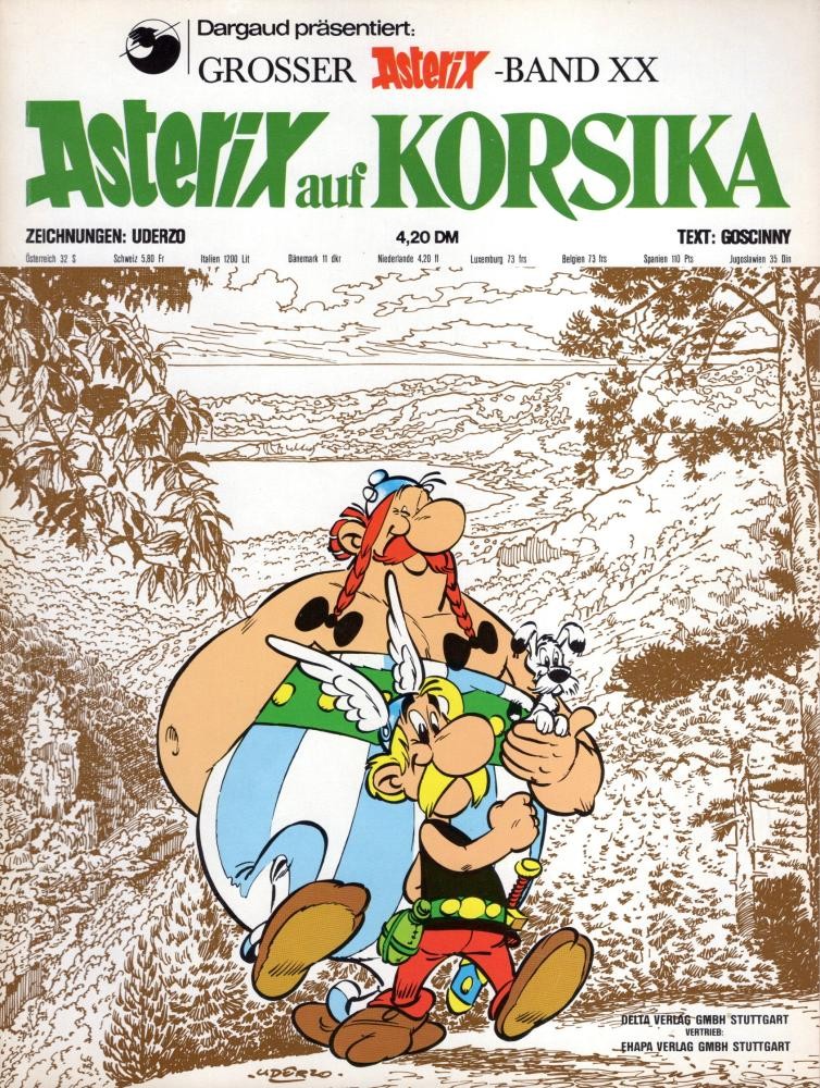 Asterix 20 (Z1, 1. Edizione), Ehapa