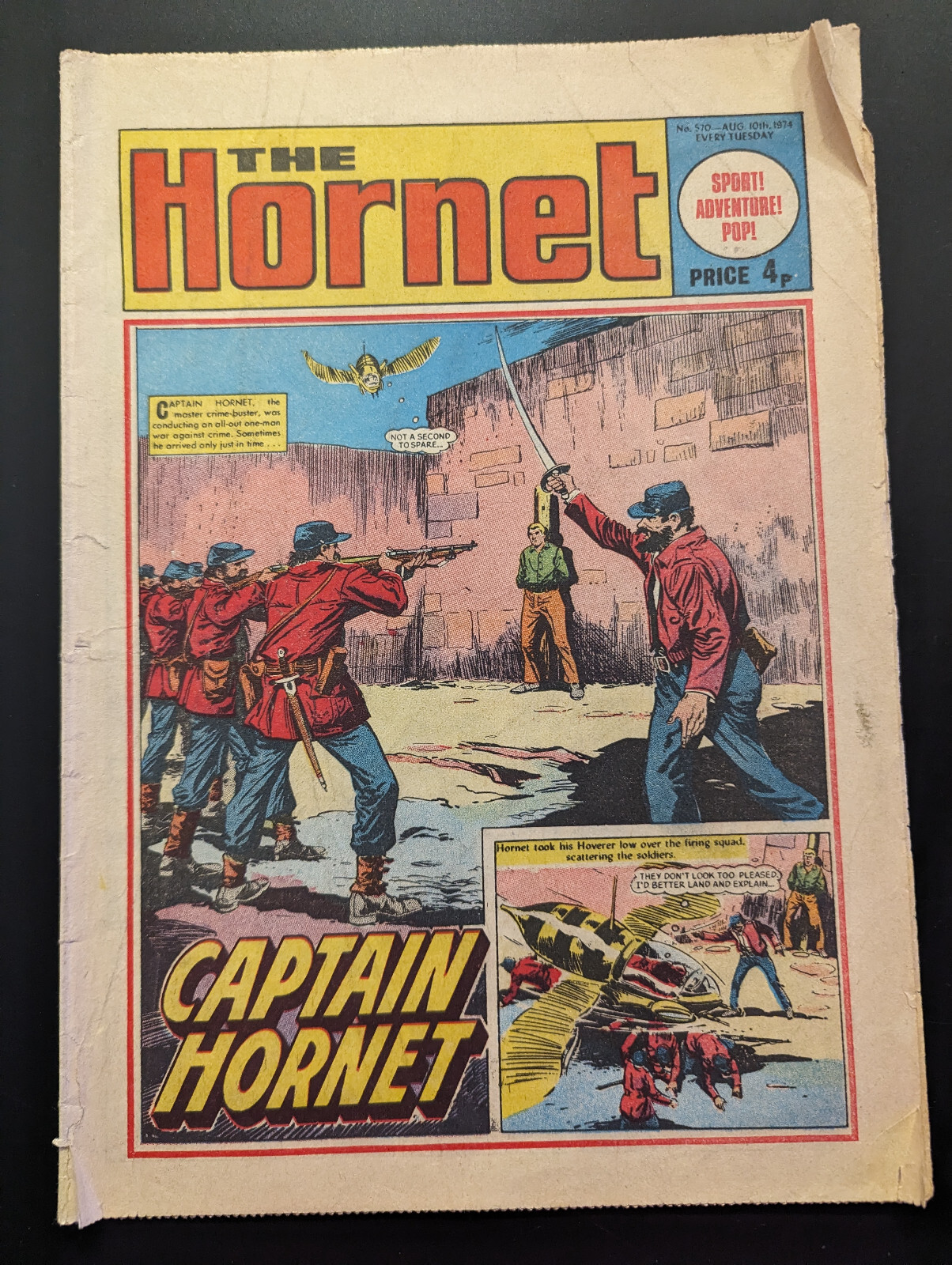 The Hornet Comic No 570 August 10th 1974.