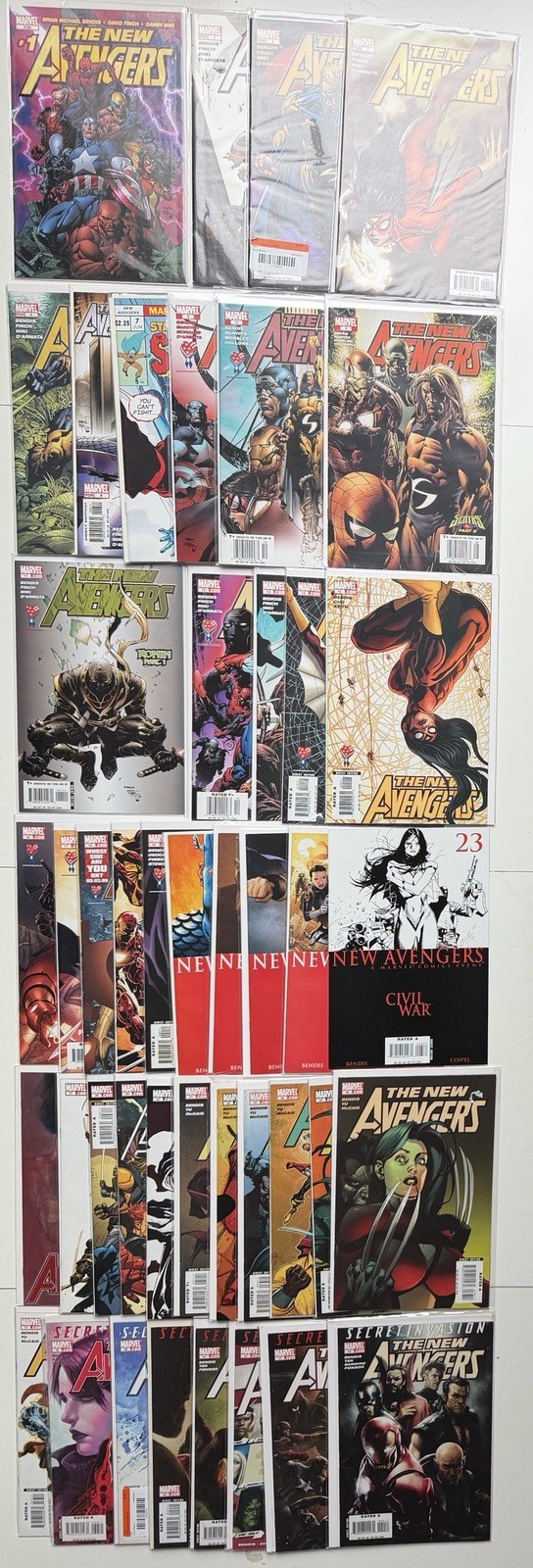 The New Avengers # 1-6 7 8-10 11-53 54-64 Annuale 1 Set 2005