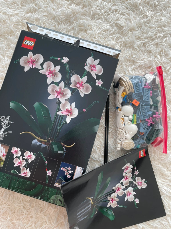 Orquídea em Lego