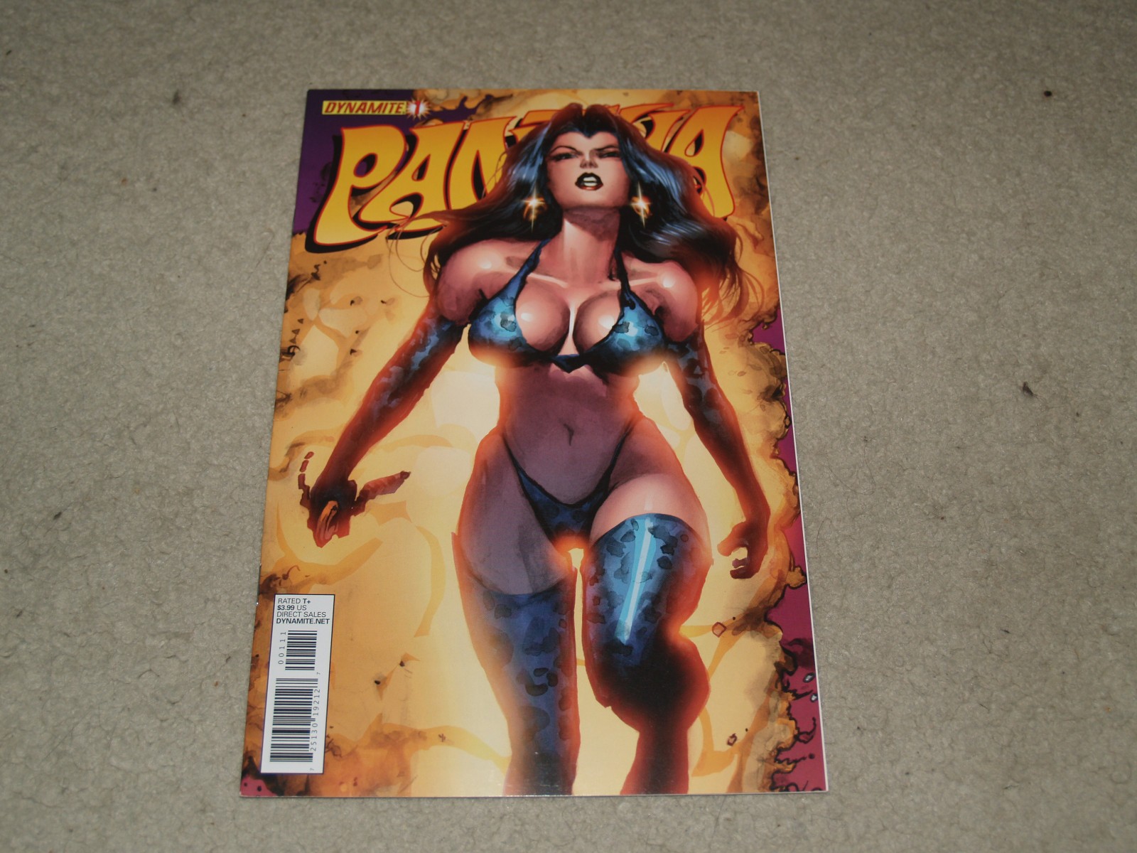 Pantha issue# 1 ( Dynamite comics 2012 ) 1:10 Texeira variant cover