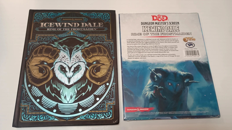Rime of the Frostmaiden 5e Alternate Cover + GM Screen
