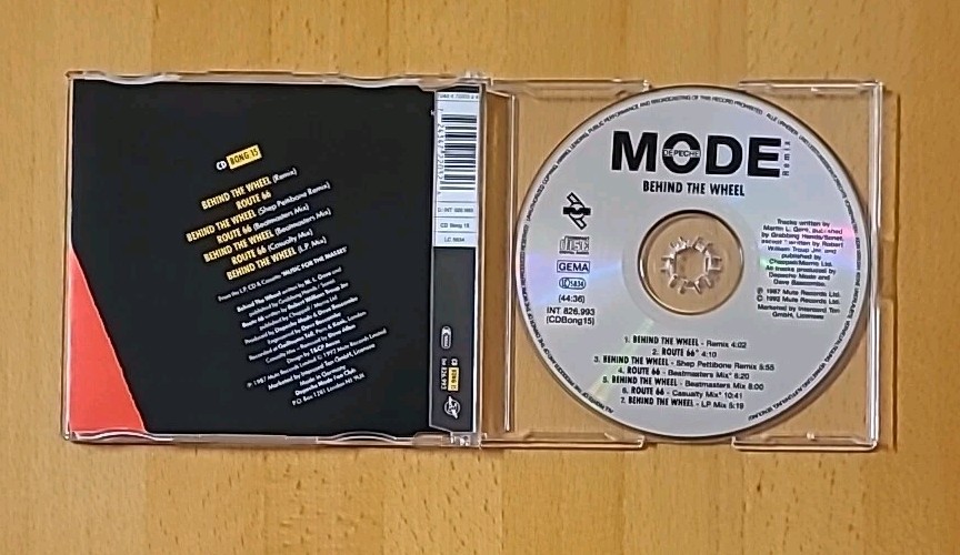 Depeche Mode Behind the wheel Maxi CD Germany Repress 1995